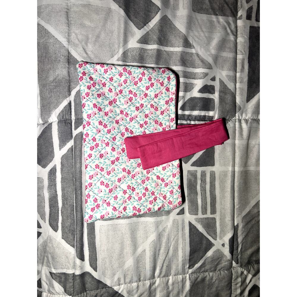 E-Reader Sleeve Book Sleeve Floral Quilted Pattern